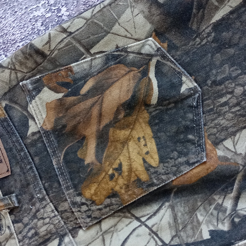 WRANGLER CAMOUFLAGE Denim Jeans BAGGY - Picture 9 of 11